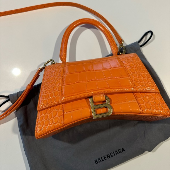 BALENCIAGA ORANGE TOP HANDLE - Picture 3 of 5